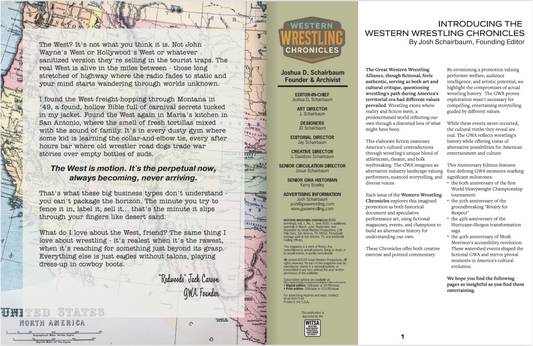 Western Wrestling Chronicles - Milestone Anniversary Issue